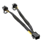 6Pin To Dual 8Pin Graphics Card Set Cable One To Two Power Supply Cable Adapter - Image 2