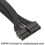 For EVGA 10Pin / 18Pin To 24Pin Flat Cable Module Cable Graphics Card Block Cord - Image 2