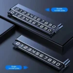 Metal Hidden Temporary Parking Number Plate Ornaments - Image 3