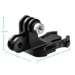 TELESIN GP-MTB-T02-BK Sports Camera Double Head J-Buckle Backpack Quick Release Conversion Accessory - Image 5