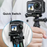 TELESIN GP-MTB-T02-BK Sports Camera Double Head J-Buckle Backpack Quick Release Conversion Accessory - Image 8