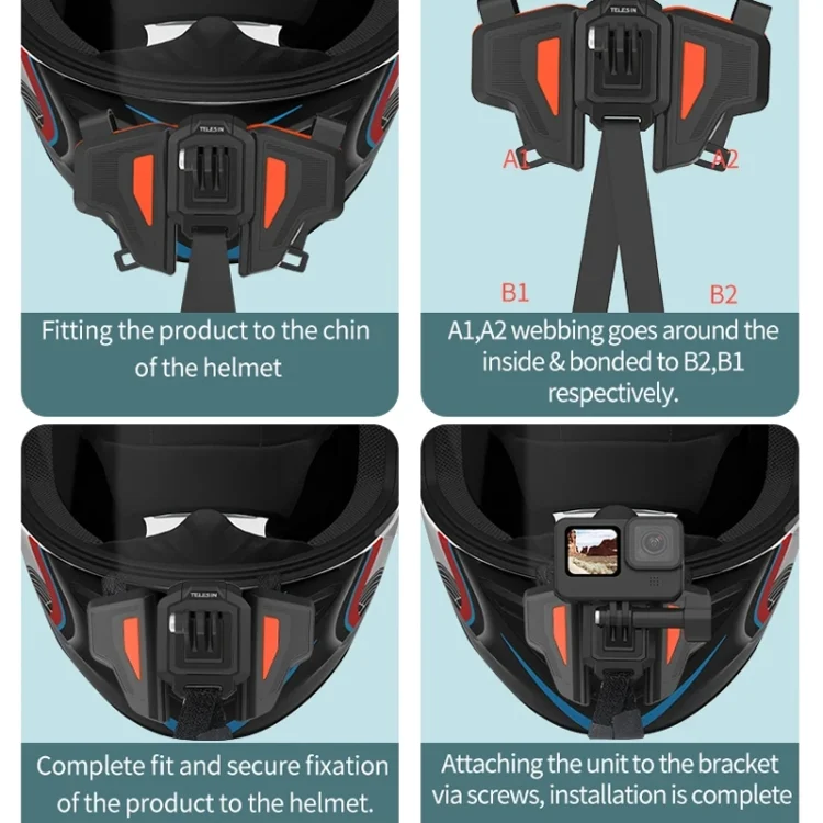TBD06049124_B9.webp Universal Helmet Mount Holder For Sports Camera - Image 10