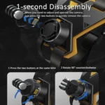 Magnetic Quick Release Motorcycle Helmet Chin Stand Mount - Image 4