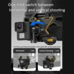 Magnetic Quick Release Motorcycle Helmet Chin Stand Mount - Image 5