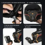 Magnetic Quick Release Motorcycle Helmet Chin Stand Mount - Image 10