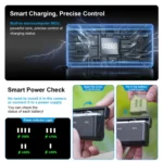 TELESIN GP-HPB-012 Pocket Multifunctional Storage Charging Box For GoPro HERO12 Black / HERO11 Black / HERO10 Black / HERO9 Black - Image 7