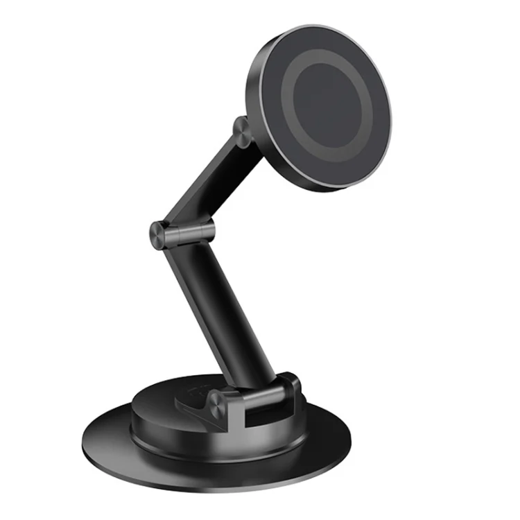 360 Rotating Car Magnetic Cell Phone Holder Magsafe Metal Car Folding Navigation Stand