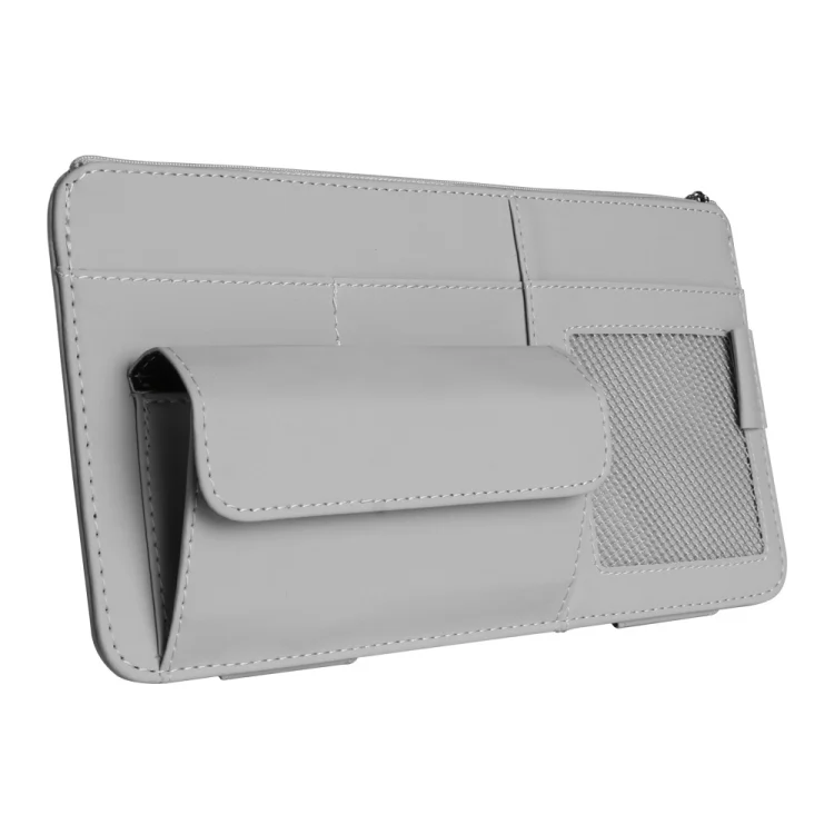 TBD0604919801A.webp Multi-functional Car Sunshade Sunglasses ID Ticket Storage Bag Car Sun Visor Eyeglasses Case - Image 1