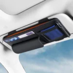 Multi-functional Car Sunshade Sunglasses ID Ticket Storage Bag Car Sun Visor Eyeglasses Case - Image 2