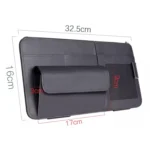 Multi-functional Car Sunshade Sunglasses ID Ticket Storage Bag Car Sun Visor Eyeglasses Case - Image 4