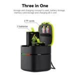 TELESIN GP-FCK-B11 Fast Charged Battery Storage Charging Box For GoPro HERO12 Black / HERO11 Black / HERO10 Black / HERO9 Black - Image 4