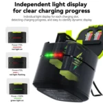 TELESIN GP-FCK-B11 Fast Charged Battery Storage Charging Box For GoPro HERO12 Black / HERO11 Black / HERO10 Black / HERO9 Black - Image 6