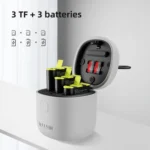 TELESIN GP-BTR-904-GY Storage Battery Charging Box For GoPro HERO12 Black / HERO11 Black / HERO10 Black / HERO9 Black - Image 2