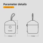 TELESIN GP-BTR-904-GY Storage Battery Charging Box For GoPro HERO12 Black / HERO11 Black / HERO10 Black / HERO9 Black - Image 8