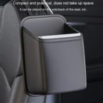 Car Seat Storage Bag With Waterproof Bucket Car Storage Multifunctional Trash Can - Image 5