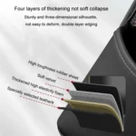 Car Between Seats Organizer Multifunctional Storage Bag Front And Back Dual Usage Tissue Box - Image 5