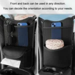 Car Between Seats Organizer Multifunctional Storage Bag Front And Back Dual Usage Tissue Box - Image 6