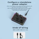 Blueendless M.2 Dual-Slot Hard Drive Base Solid State Hard Drive Box, US Plug - Image 9