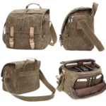 Camera Shoulder Messenger Bag Batik Canvas Waterproof Photography SLR Camera Bag - Image 3