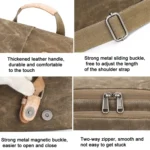 Camera Shoulder Messenger Bag Batik Canvas Waterproof Photography SLR Camera Bag - Image 6