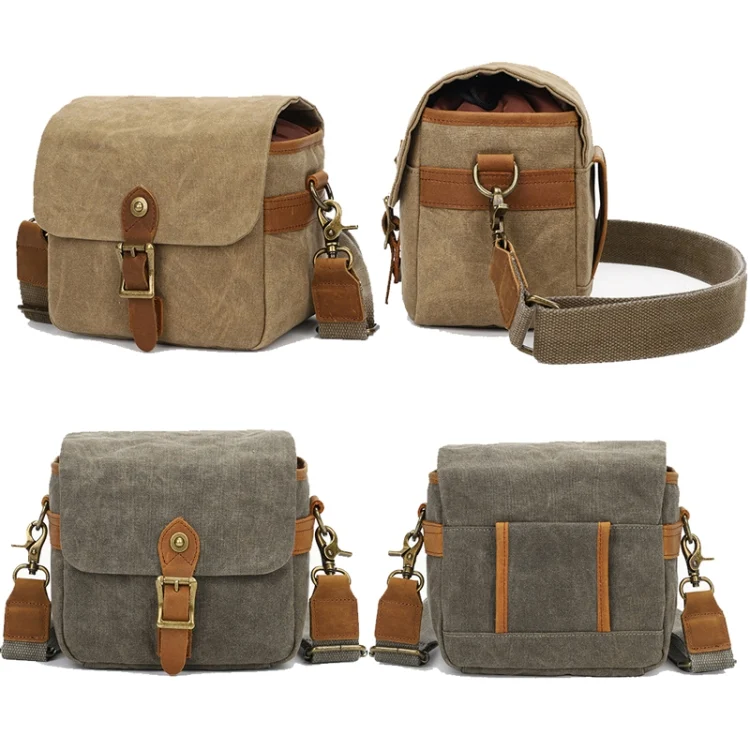 TBD06049262_B2.webp Retro Camera Canvas Bag Shoulder Messenger Bag Travel Portable Case - Image 3