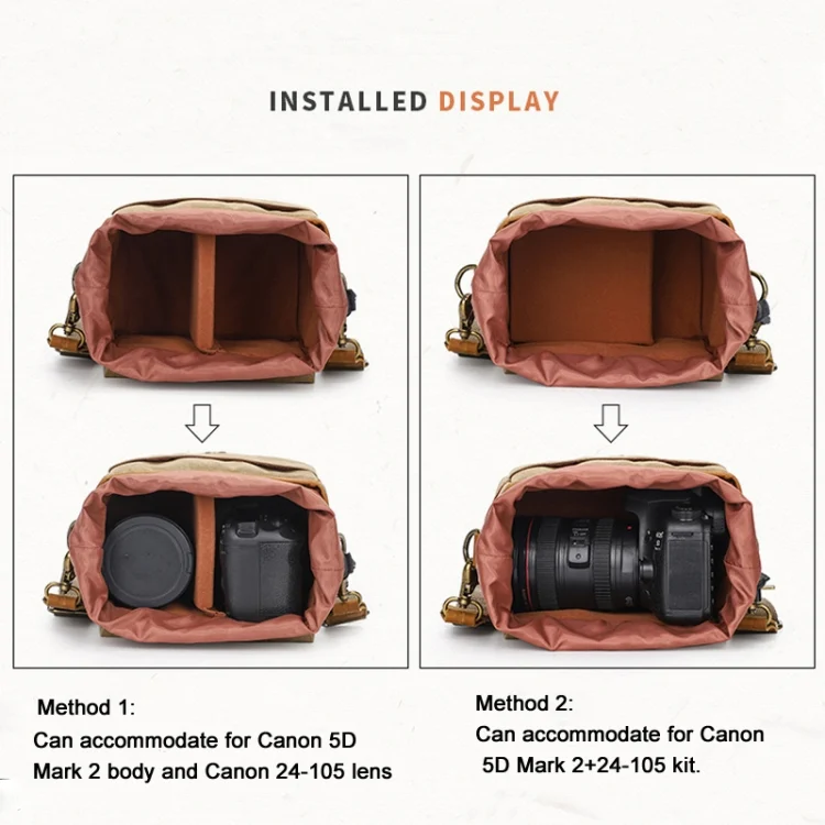 TBD06049262_B3.webp Retro Camera Canvas Bag Shoulder Messenger Bag Travel Portable Case - Image 4
