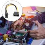 Large 4Pin To 6Pin Power Cord Graphics Card Adapter Cable - Image 5