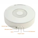 15cm Spinning Display Stand with Gradient Color Lights for Glass Art - Image 4