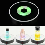 15cm Spinning Display Stand with Gradient Color Lights for Glass Art - Image 7
