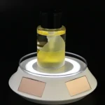 14cm Solar Energy Spinning Display Stand with LED Light for Jewelry Crystal Product Display - Image 2