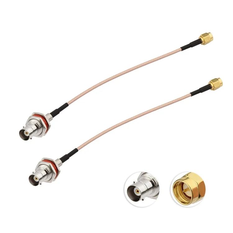 TBD06049485_B1.webp SMA Male To BNC Waterproof Female RG316 Coaxial RF Adapter Cable - Image 2