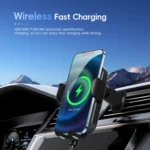 Fast Charging Retractable Recharging Cell Phone Holder With Wireless CarPlay Android Auto Function - Image 11