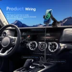 Fast Charging Retractable Recharging Cell Phone Holder With Wireless CarPlay Android Auto Function - Image 14