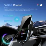 Fast Charging Retractable Recharging Cell Phone Holder With Wireless CarPlay Android Auto Function - Image 6