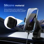 Fast Charging Retractable Recharging Cell Phone Holder With Wireless CarPlay Android Auto Function - Image 9