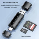 JINGHUA Type-C / USB2.0 TF+SD 2 In 1 Card Reader Multi-function Reader - Image 7
