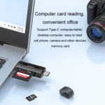 JINGHUA Type-C / USB2.0 TF+SD 2 In 1 Card Reader Multi-function Reader - Image 8