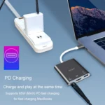 JINGHUA Z330 3 In 1 Type-C Docking Station HDMI 4K Adapter USB3.0 Interface Converter - Image 6