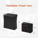 Car Rear Seat Foldable Large Capacity Hanging Waterproof Trash Can - Image 4