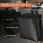 Car Rear Seat Foldable Large Capacity Hanging Waterproof Trash Can - Image 5