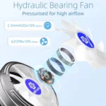 LED Colorful Light 4Pin Cooler Desktop CPU Cooling Fan - Image 8
