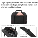 Cwatcun D109 Portable Casual Waterproof Multi-Function Camera Storage Photography Bag - Image 7