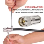 All Copper UHF Male RF Coaxial Connector For LMR400 / RG8 / RG8U / KMR400 / Belden 9913 / 7D-FB Coaxial Cable - Image 3