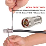 N Male Coax Adapter For LMR400 / RG8 / Belden 9913 / KMR400 RF Coaxial Cable - Image 4