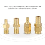 4 In 1 SMA-SMB RF Adaptor All Copper Gold Plated High Frequency Adaptor - Image 5
