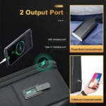 Bopai 61-53111 Large-capacity Waterproof Business Laptop Backpack With USB+Type-C Port - Image 6