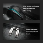 Bopai 61-121671A Top-Layer Cowhide Large-Capacity Casual Business Laptop Backpack - Image 6