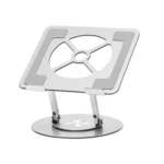 Aluminum Alloy Laptop Stand Notebook Riser with 360 Degree Rotating Base,