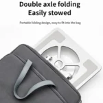 Aluminum Alloy Laptop Stand Notebook Riser with 360 Degree Rotating Base, - Image 7