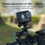 XILETU Sports Camera Mobile Phone Quick Release Motorcycle Bicycle Bracket - Image 4